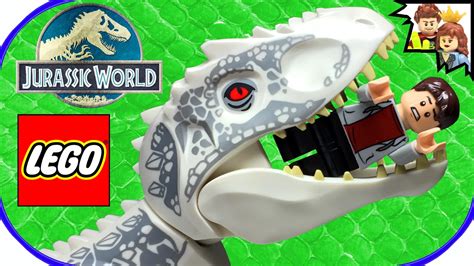 LEGO JURASSIC WORLD Indominus Rex Breakout Build AND Review YouTube