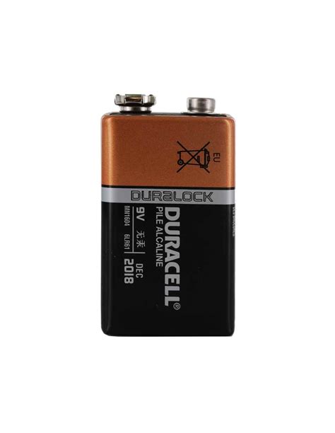 Duracell 9 Volt Alkaline Battery Mn1604 Non Rechargeable