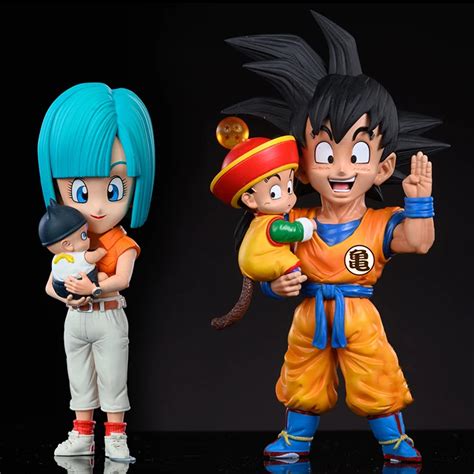 Figura Goku Base Gohan Niño Trunks de Resina Chibi Gashapon Figura de