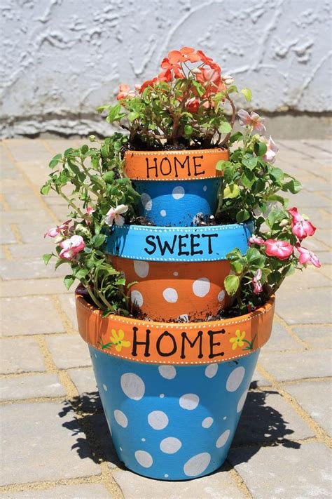 Cheap Shabby Chic Decor Saleprice26 Flower Pot Crafts Painted