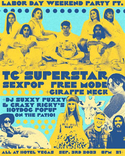 Labor Day Weekend Party Ft Tc Superstar Sexpop Free Mode