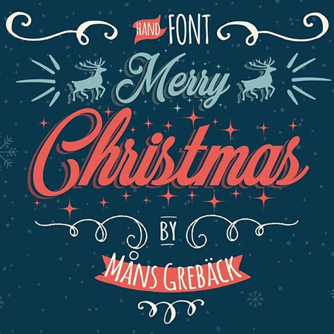 Merry Christmas Font By Måns Grebäck Fontspace