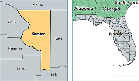 Sumter County Florida Map Of Sumter County Fl Where Is Sumter County