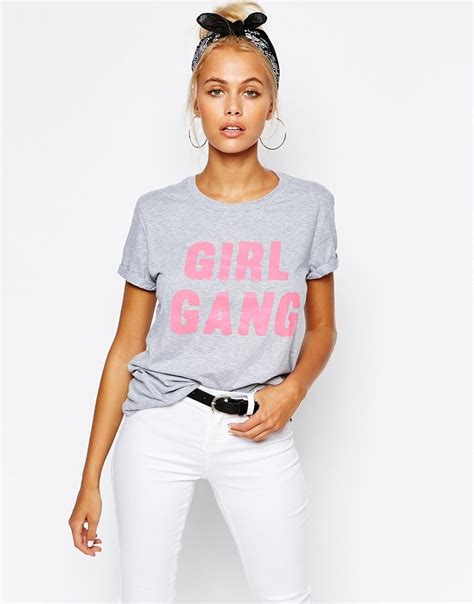 Adolescent Girl Gang T Shirt At Latest Fashion Clothes Girl Gang Shirt Clothes