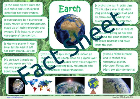 5 Interesting Facts About Earth Interesting Science F