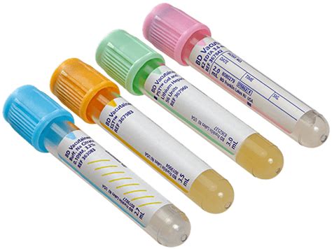 Bd Vacutainer X Mm Plastic Blood Collection Tubes Hematology
