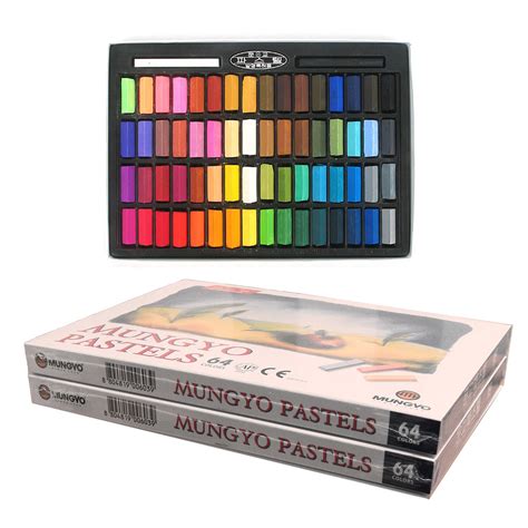 Mungyo Soft Pastel 64 Color Set Square Chalk Haus And Garten Bastel