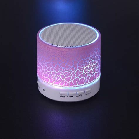 Portable Mini Bluetooth Speakers Wireless Hands Free Led Speaker With Tf Usb Sound Music For