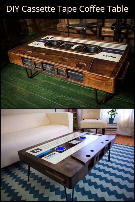 How To Build A Cassette Tape Coffee Table Craft Projects For Every Fan