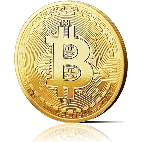 Bitcoin erreicht und übertrifft selbige parität zum. Bitcoin Münze mit 24-Karat Echt-Gold Überzug. 38mm mit ...