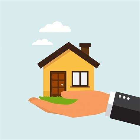 Hands Holding House Vector Art Png Hand Holding House House Clipart