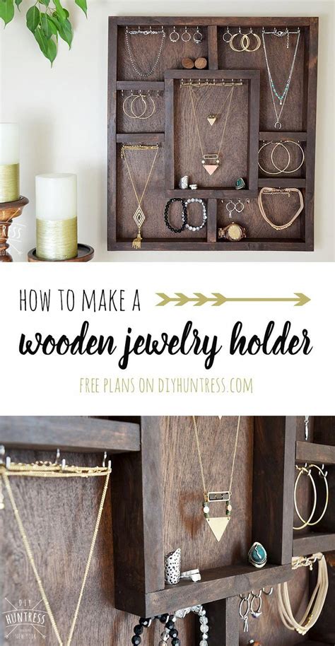 Learn How To Build A Wooden Jewelry Holder Diy Woodworking Diy