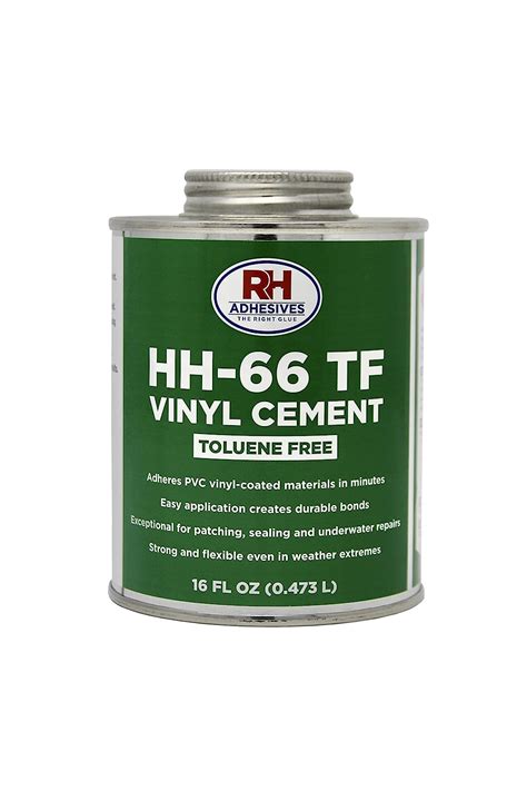Hh 66 Toluene Free Vinyl Cement 16 Oz Can Rh Adhesives