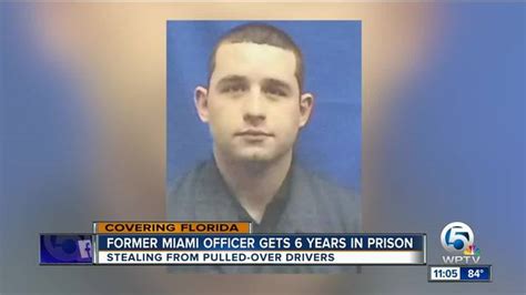 Former Miami Officer Gets 6 Years For Stealing From Pulled Over Drivers