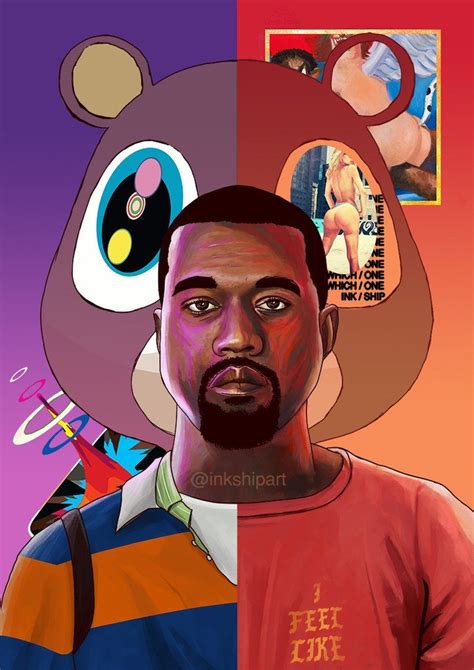 Kanye West Classic Kanye Evolution Rapper Art Kanye West Wallpaper