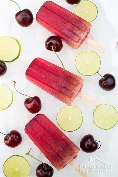 Make These Delicious Cherry Limeade Popsicles With Just Three
