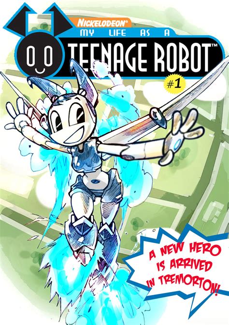 My Life As A Teenage Robot Cover N 01 By Zenox Furry Man