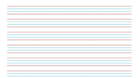 Four Lined Paper Word And Pdf Format Free Download Four Line Sheet