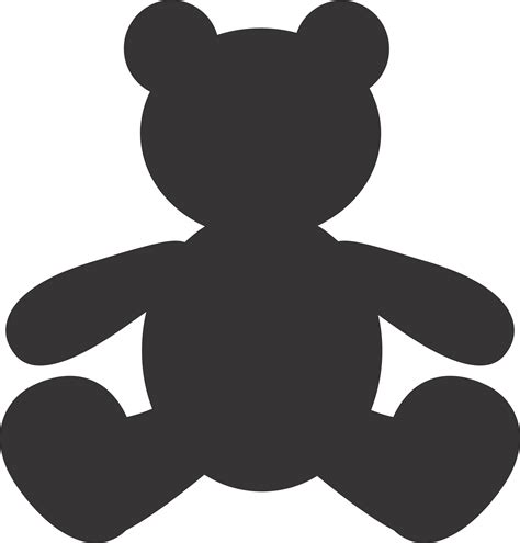 Free Teddy Bear Silhouette Clip Art Download Free Teddy Bear Silhouette Clip Art Png Images