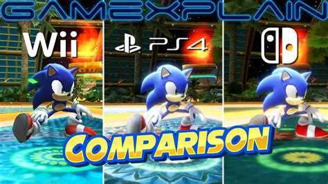 Sonic Colors Ultimate Graphics Comparison Load Times Wii Vs Ps4 Vs