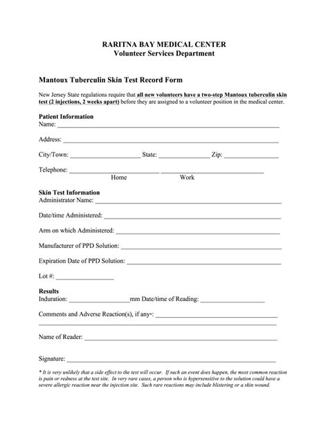 Blank Tb Test Form Printable Fill Out And Sign Printable Pdf Template My XXX Hot Girl