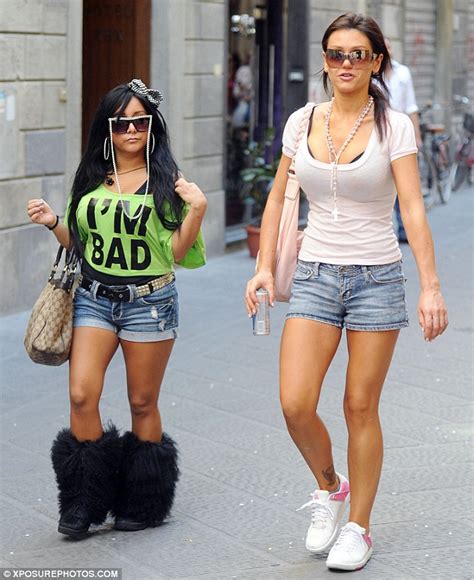jersey shore snooki strolls through streets of florence in her worst outfit yet daily mail online