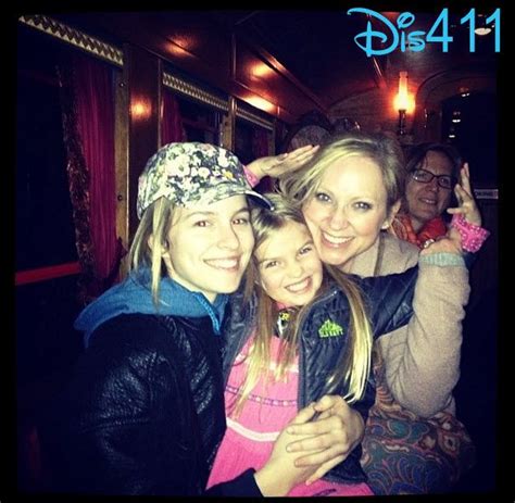 Bridgit Mendler With Leigh Allyn Baker And Mia Talerico December 22 2013