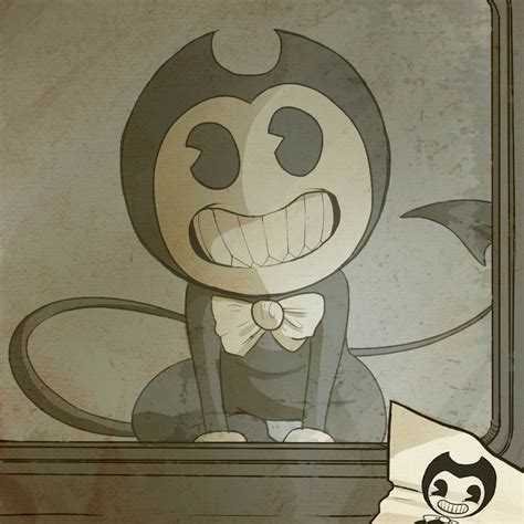 Bendy X Lector Ink Love Bendy And The Ink Machine Old Cartoons Ink