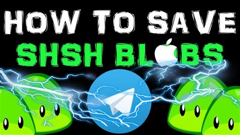 Save Shsh Blobs Easy Telegram Method Youtube