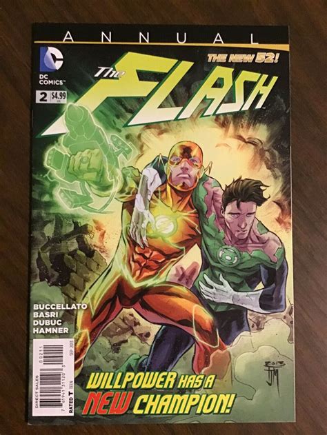 The Flash Annual 2 The New 52 Low Print Green Lantern Ebay
