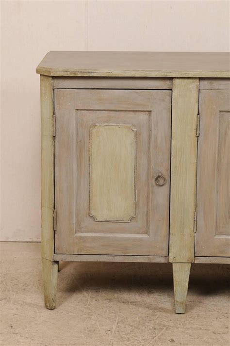 Buffets, sideboards & china cabinets : Vintage Painted Wood Buffet Sideboard Cabinet in Grey with ...