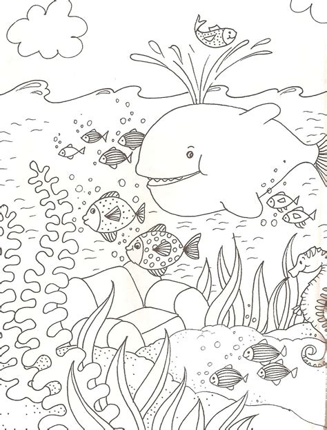 Coloriage Animaux De La Mer à Imprimer Dolphin Coloring Pages Summer