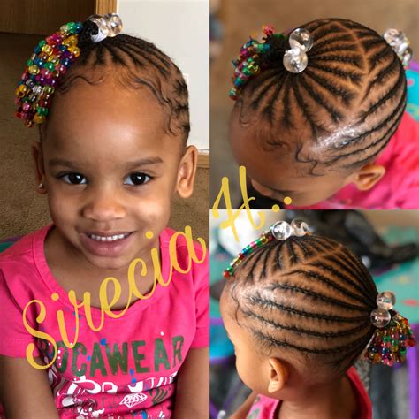 I Like The Baby Hair Toddler Braided Hairstyles Toddler Braids Kid