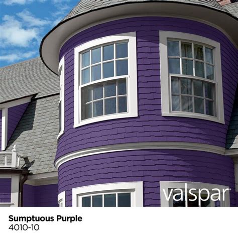 Valspar Seasonflex Base 4 Satin Sumptuous Purple Exterior Paint 5