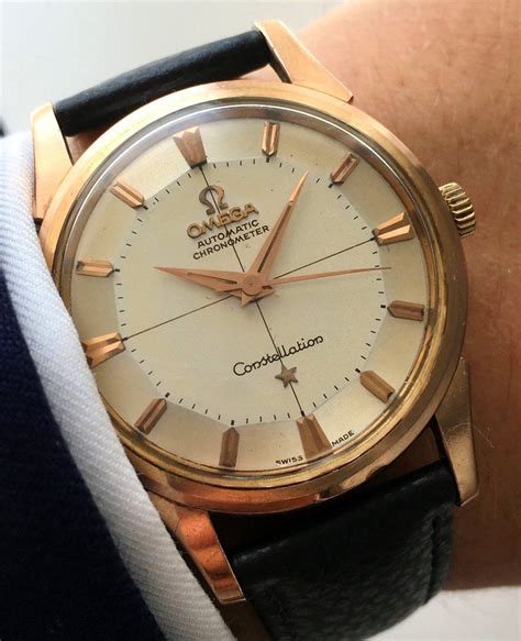 Omega Constellation Pie Pan Automatik Automatic Pink Rose Gold