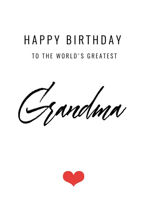Worlds Greatest Grandma Free Birthday Card Greetings Island