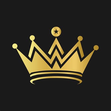 Premium Vector Gold Royal King Crown Icon Logo Template