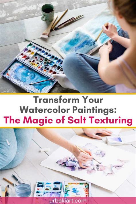Transform Your Watercolor Paintings The Magic Of Salt Texturing