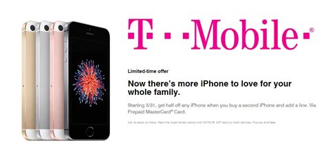 T Mobile Is Offering Buy One Get One Half Off On Iphones