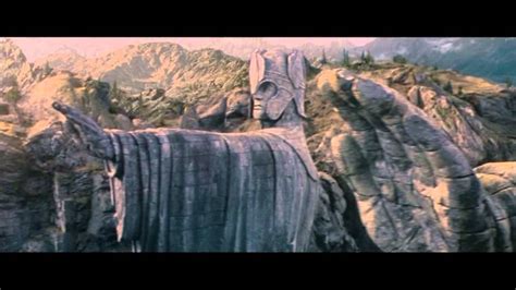 The Lord Of The Rings The Fellowship Of The Ring Argonath Scene