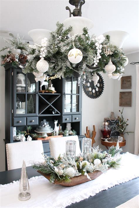 Farmhouse Chairs Dining Room The Most Popular Christmas Decor Trends