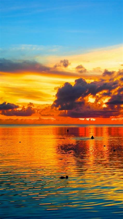 Sunset Over Guam Pacific Ocean Photo On Sunsurfer