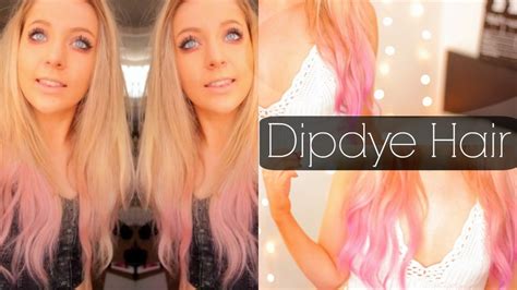 How To Dip Dye Your Hair At Home Youtube