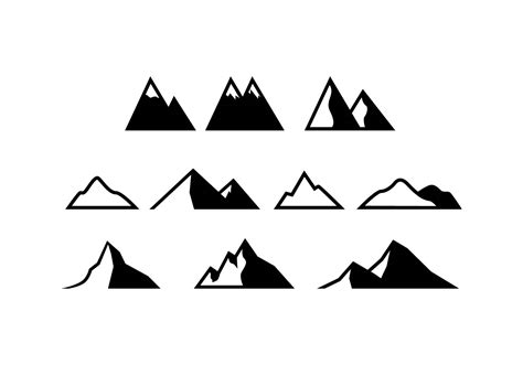 Mountain Icon Vector Art Icons And Graphics For Free Download