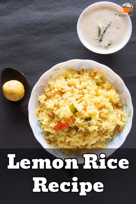 Lemon Rice Recipe Lemon Flavored Rice Recipe