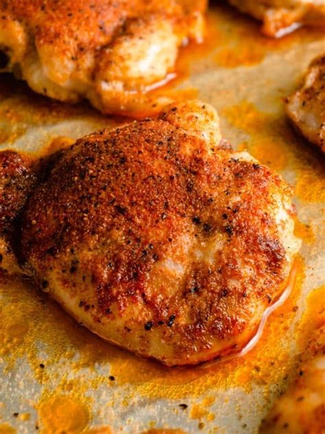 Let chicken come to room temp as you preheat oven to 400f, with rack on upper middle position. Pin on oven baked chicken thighs