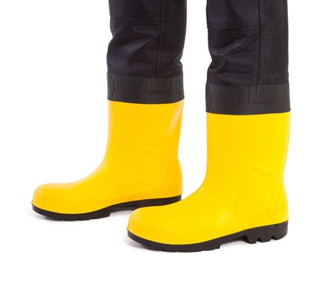 Dunlop Purofort Professional Full Safety Wellingtons Yellow