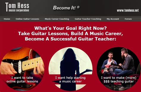 Tom Hess Online Guitar Lessons Best Online Guitar Lessons