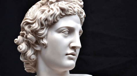 04049 Stunning Marble Bust Of Greek God Apollo 4 — Arena