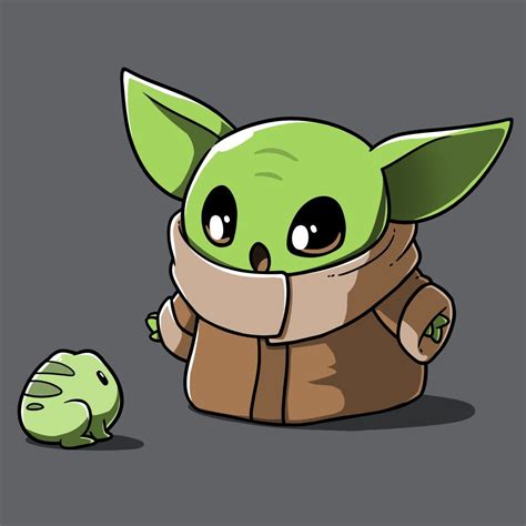 (step 08) lightly draw circles. Cute Baby Yoda Drawings Wallpapers - Wallpaper Cave